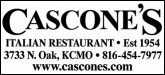 Cascone's Italian Restaurant Sponsorship Banner