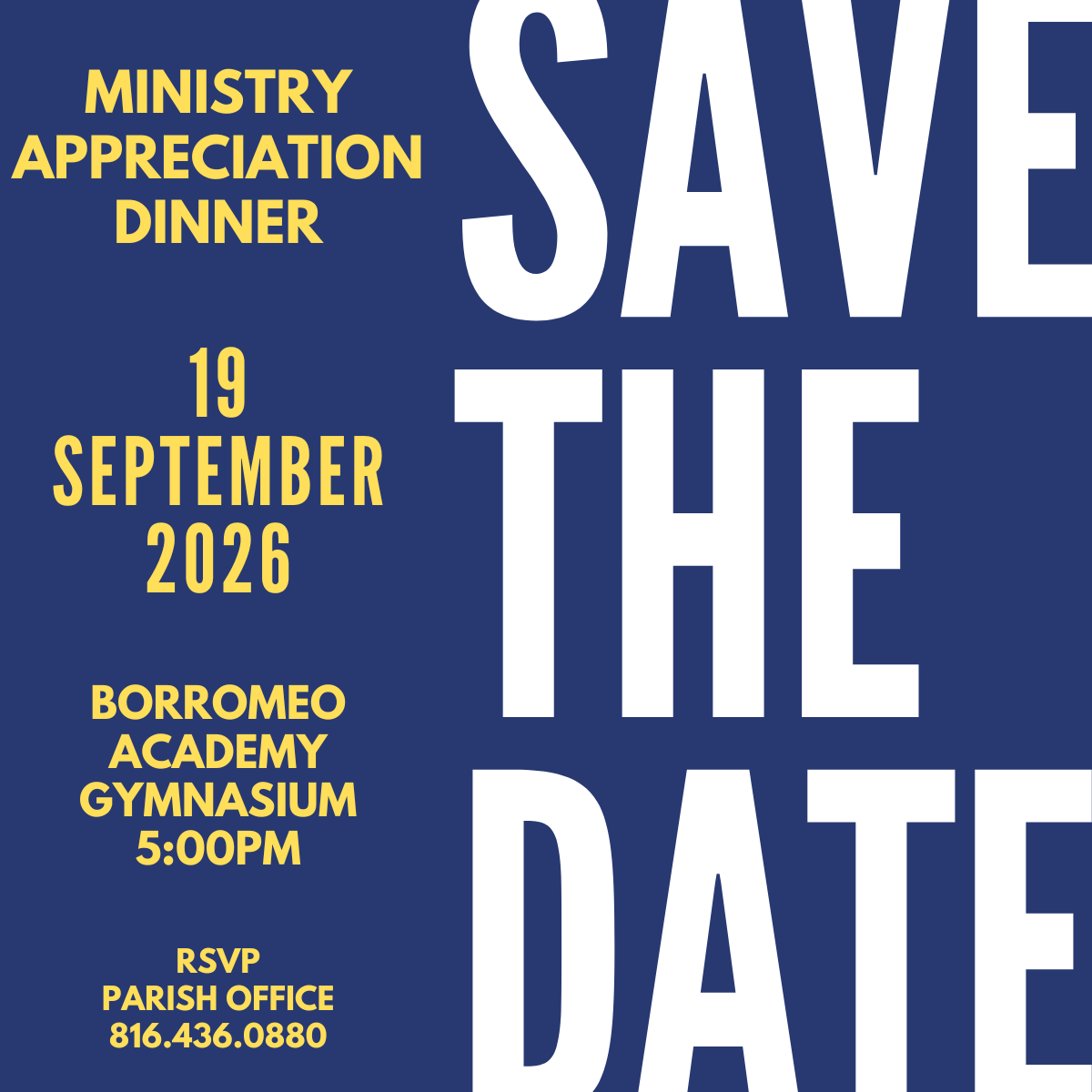 Ministry Dinner